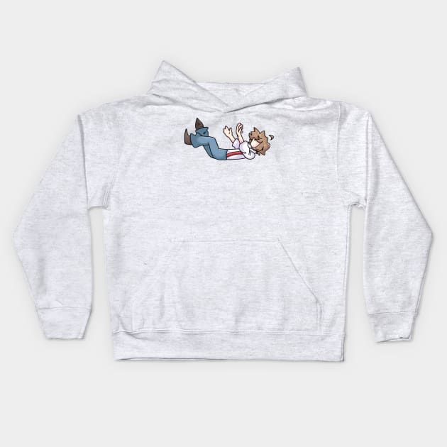 Falling Jesse Kids Hoodie by WillowTheCat-